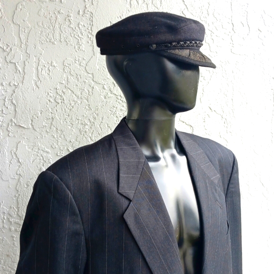 Giorgio Armani 'Mani' Pure Wool (2) Button Pin Striped Luxury Suit Blazer